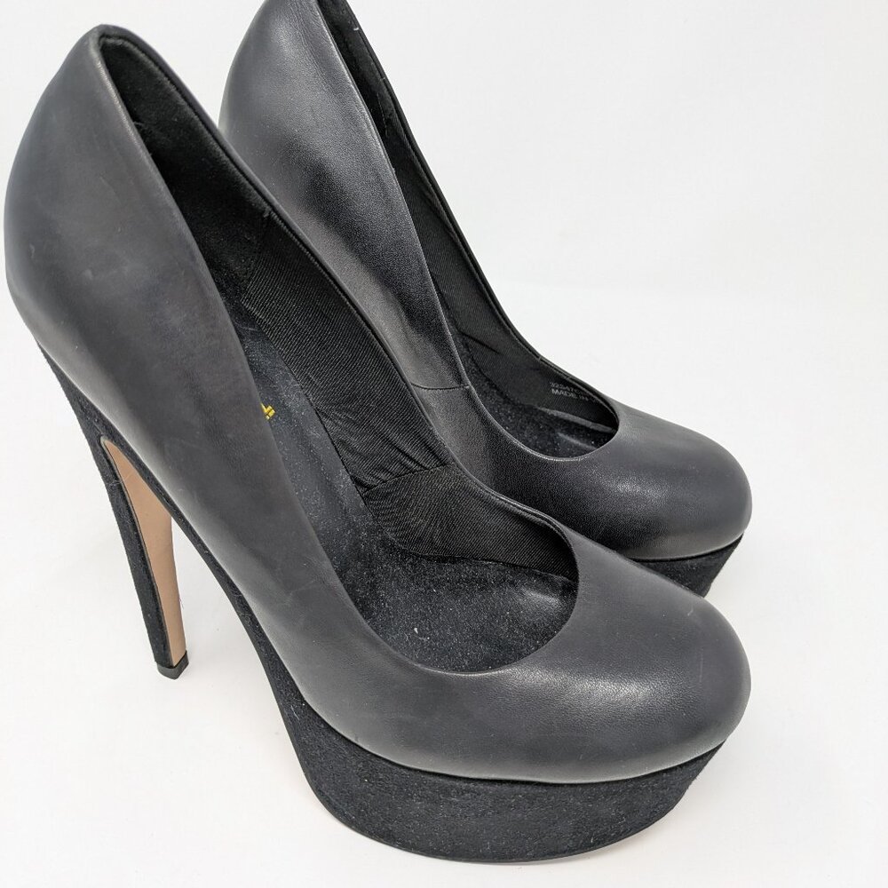 Top Shop Black platform heel, Size 10